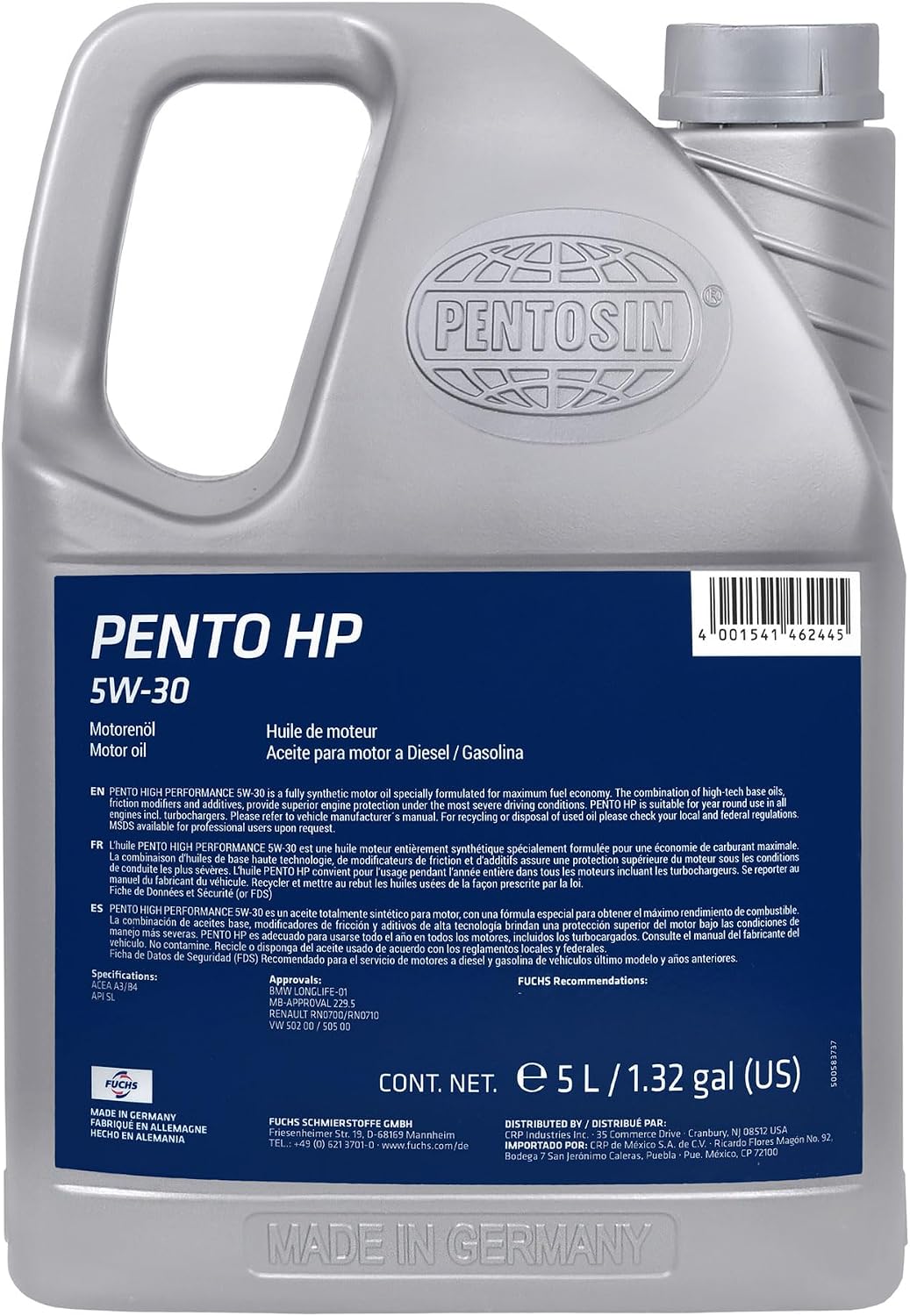 Pento High Performance 5W-30 · 5 L — view 2