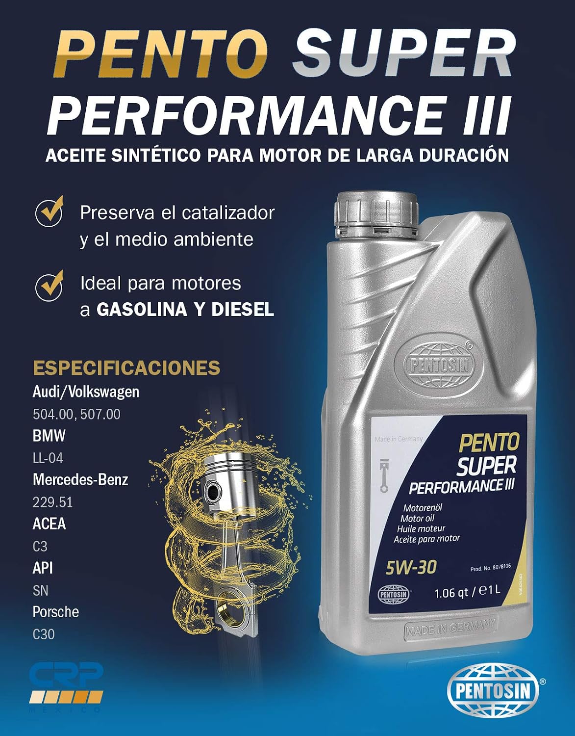 Pento SP III 5W-30 · 1 L — view 2
