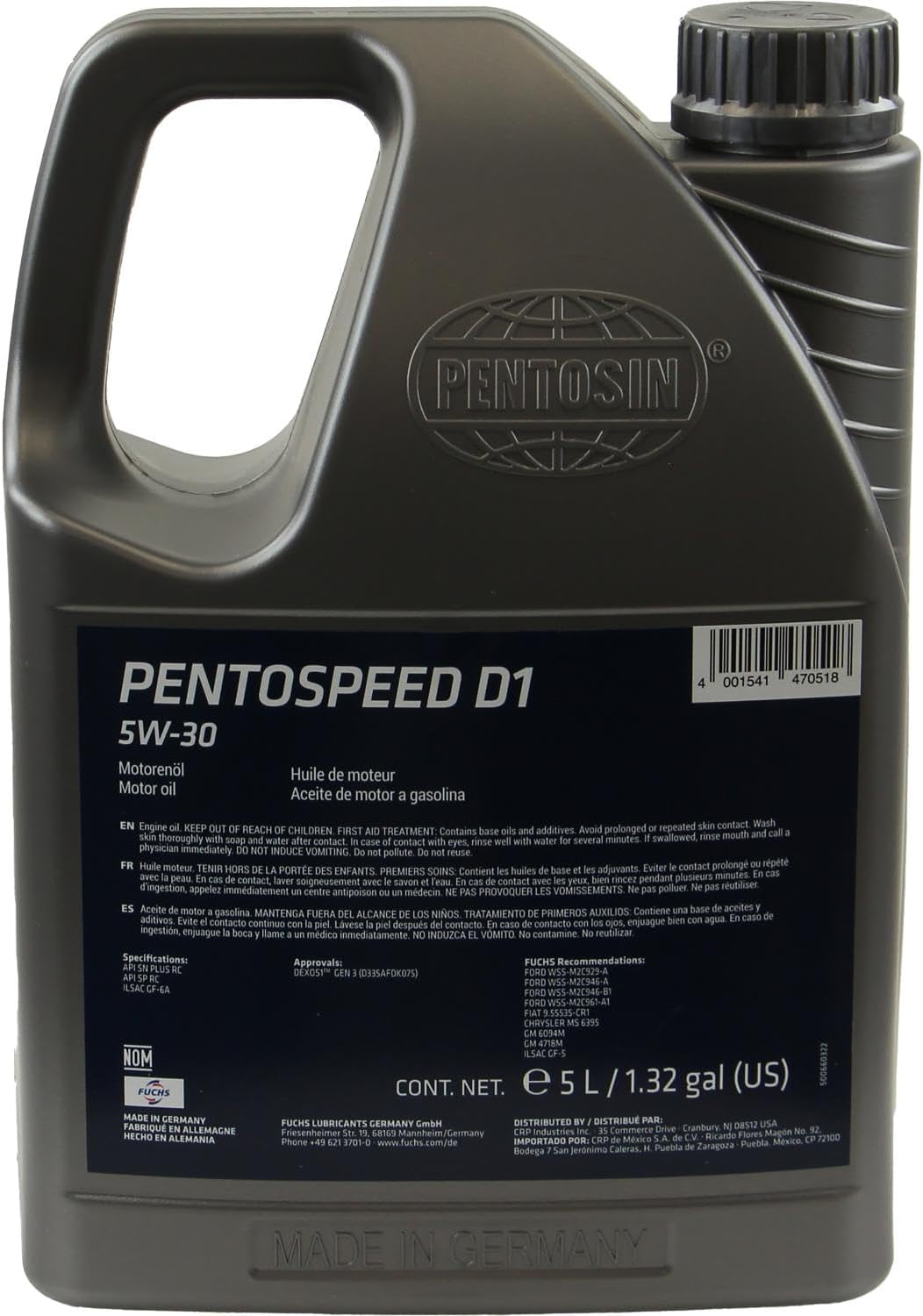 Pentospeed dexos1 Gen 3 5W-30 · 5 L — view 2